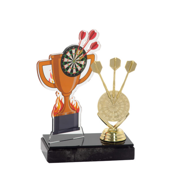 Darts kupa akril díj figurával - Image 4