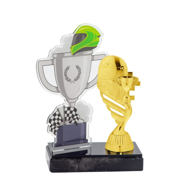 Motosport kupa akril díj figurával - Image 3