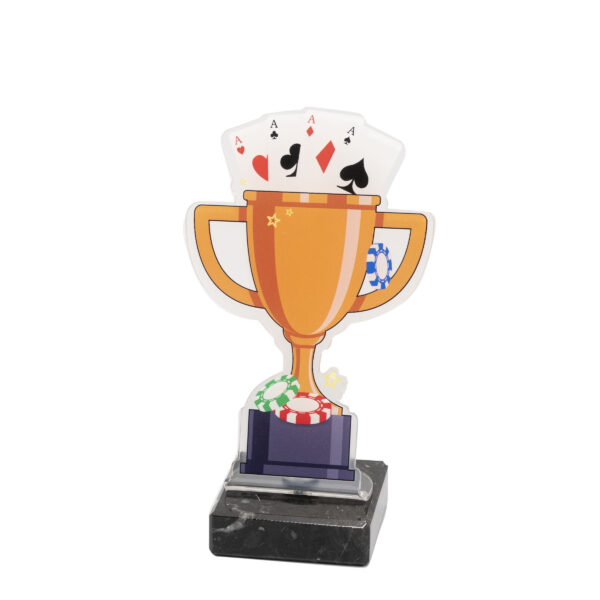 Poker kupa akril díj - Image 4