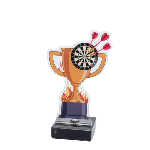 Darts kupa akril díj