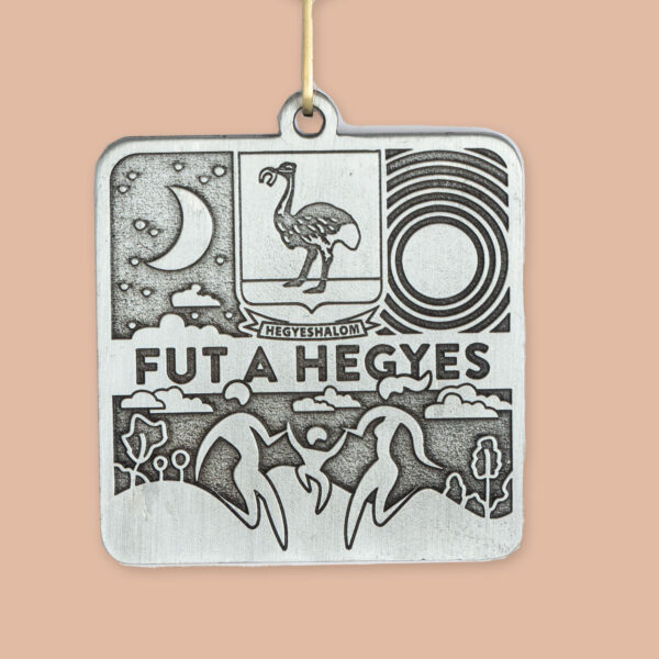Egyedi érem 60 mm méretben, festés nélkül - Image 2