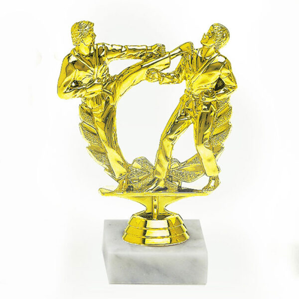 Karate (páros) arany figura