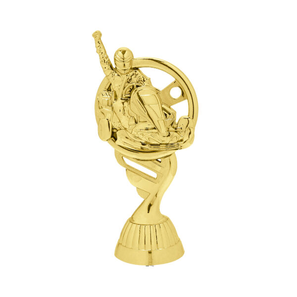 Gokart arany figura