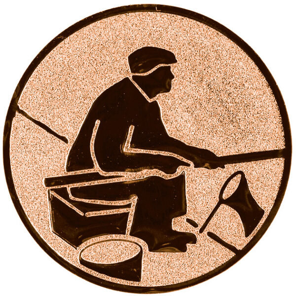 Horgászat (horgász) érembetét - Image 4