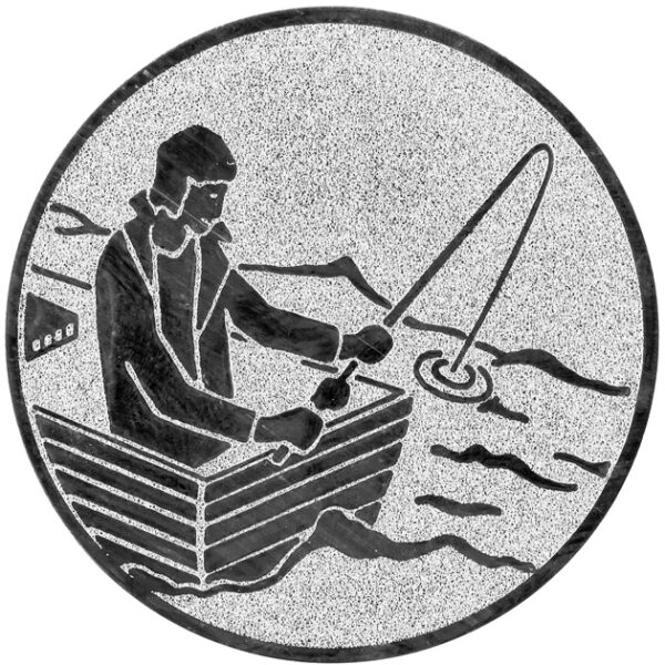 Horgászat (csónak) érembetét - Image 3
